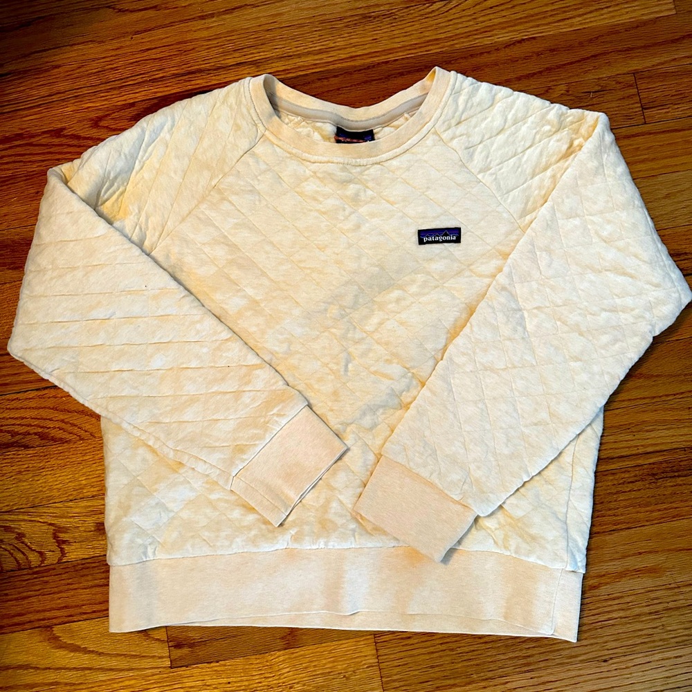 Patagonia Quilted Organic Cotton Sweatshirt - medium